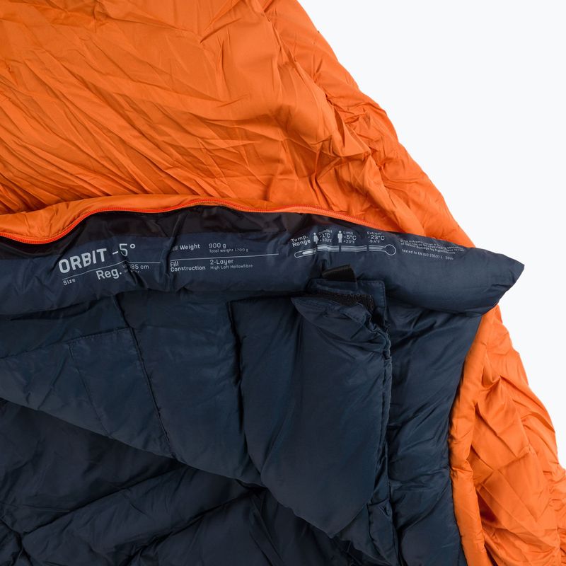 Sacco a pelo Deuter Orbit -5° regular/sinistra mandarino/inchiostro 5