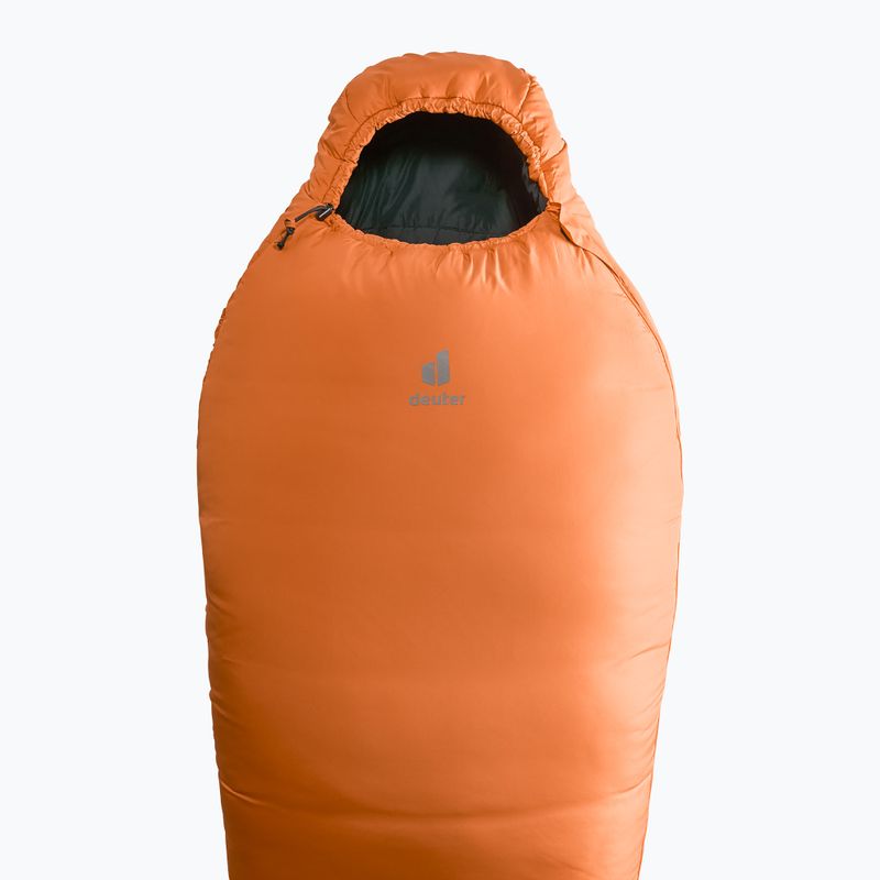 Sacco a pelo Deuter Orbit -5° regular/right mandarine/ink 2
