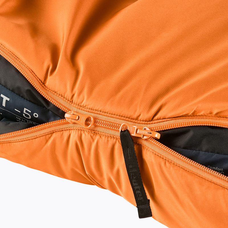 Sacco a pelo Deuter Orbit -5° regular/right mandarine/ink 5
