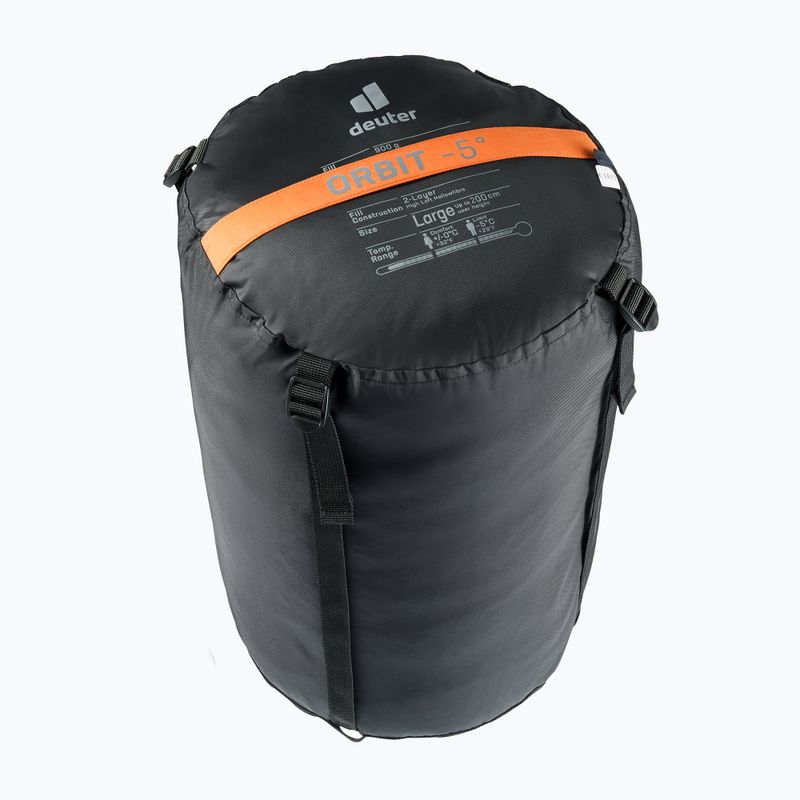 Sacco a pelo Deuter Orbit -5° regular/right mandarine/ink 6