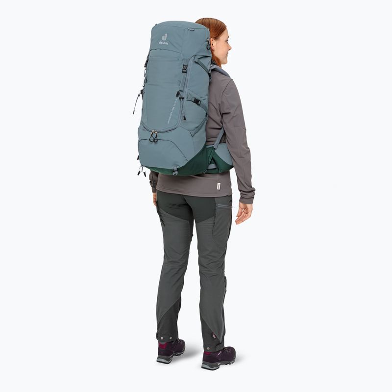 Zaino da trekking da donna deuter Aircontact Core 45 + 10 l SL shale/ivy 14