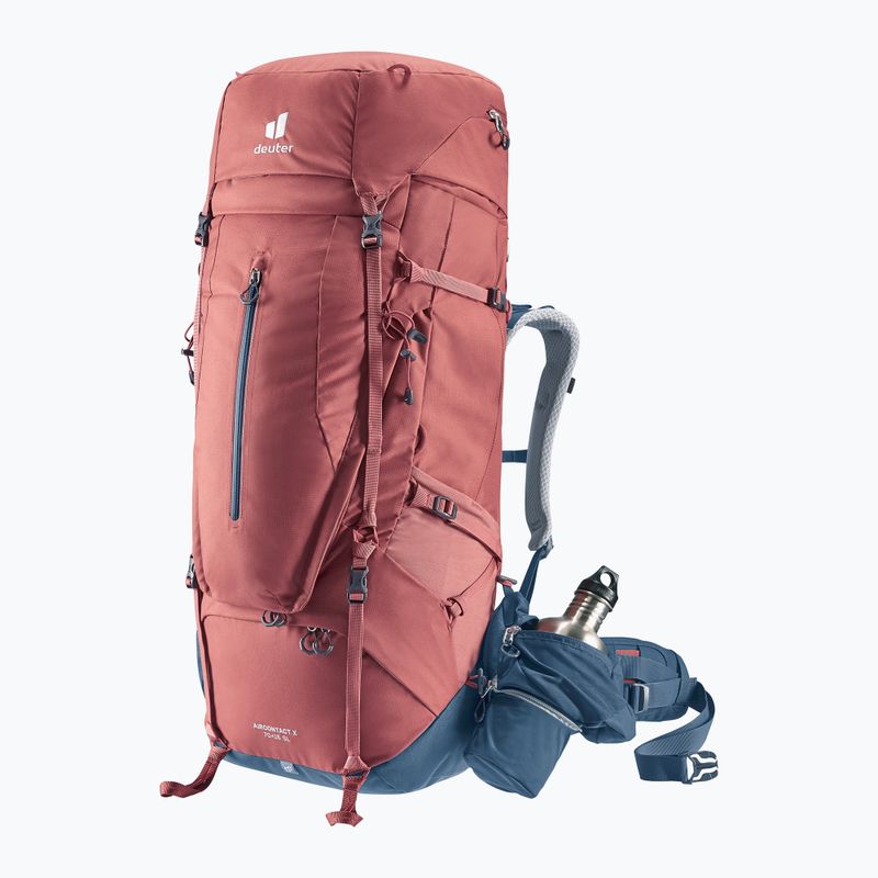 Zaino da trekking da donna deuter Aircontact X 70+15 SL redwood/ink 2