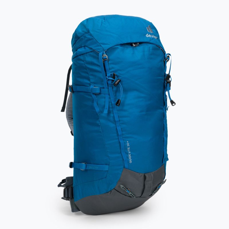 Zaino da arrampicata deuter Guide Lite 30+ l reef/grafite