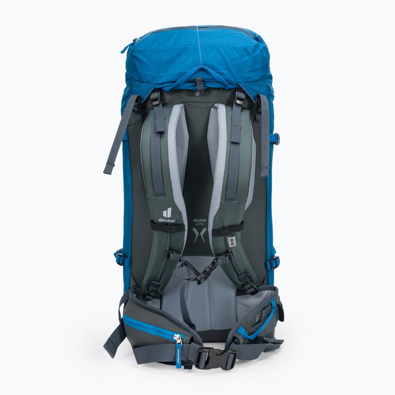 Zaino da arrampicata deuter Guide Lite 30+ l reef/grafite 4