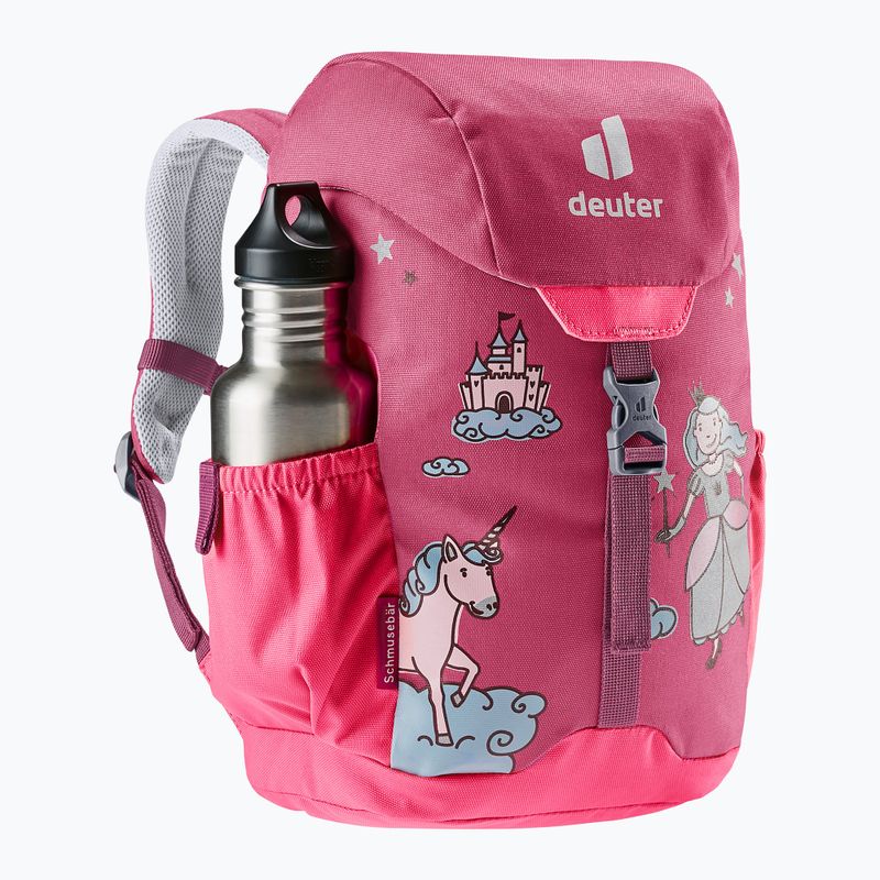 Zaino da trekking Deuter Schmusebär 8 l rubino/rosa per bambini 4
