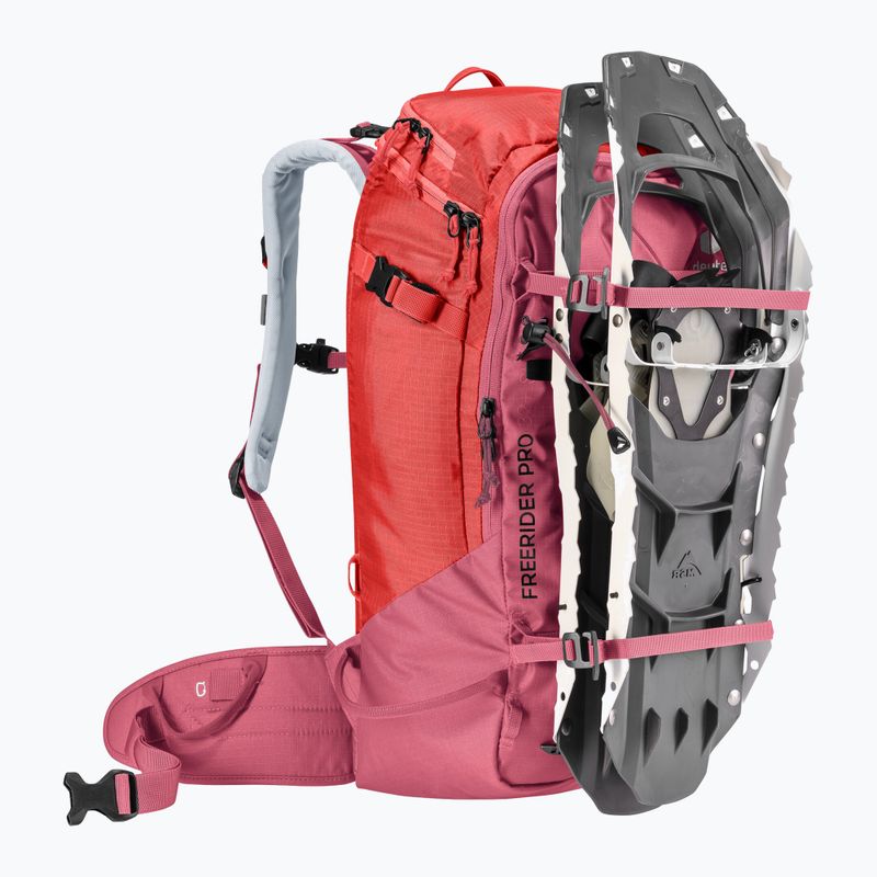 Zaino Deuter Freerider Pro 32+ l SL da donna marone/cremisi 8