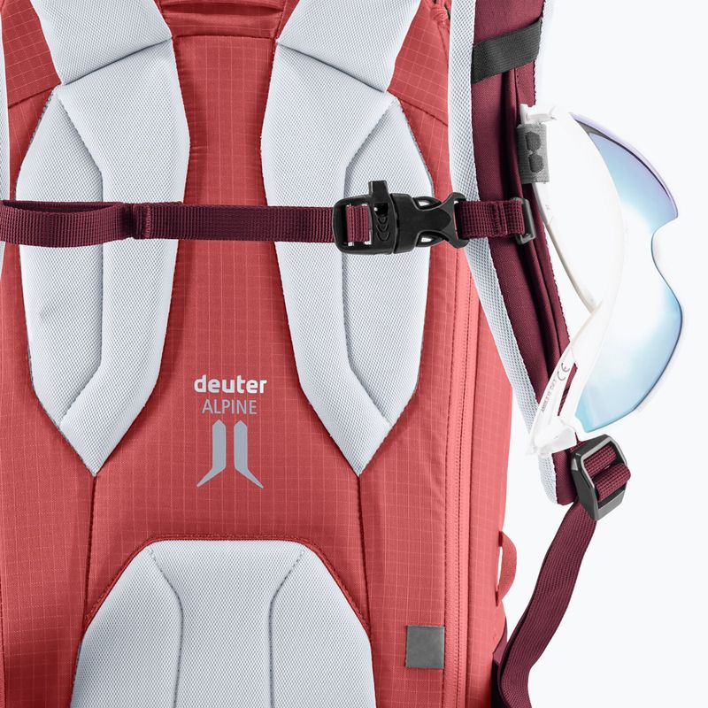 Zaino Deuter Freerider Pro 32+ l SL da donna marone/cremisi 10