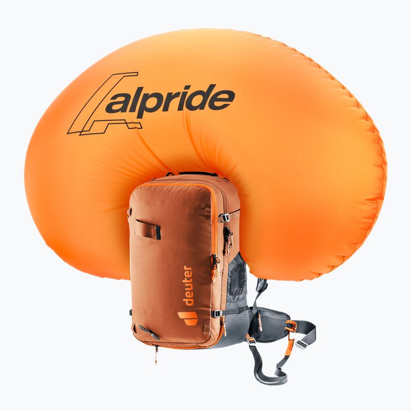 Zaino da valanga Deuter Alproof 32 l castagna/nero 3