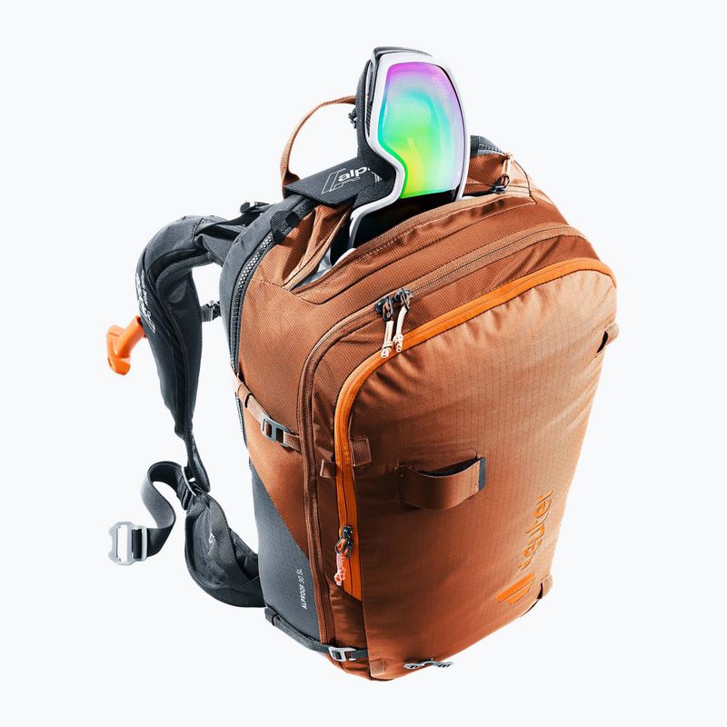 Zaino da valanga Deuter Alproof 32 l castagna/nero 8