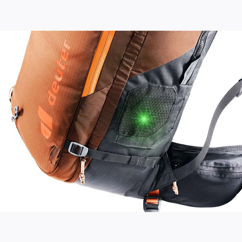 Zaino da valanga Deuter Alproof 32 l castagna/nero 10