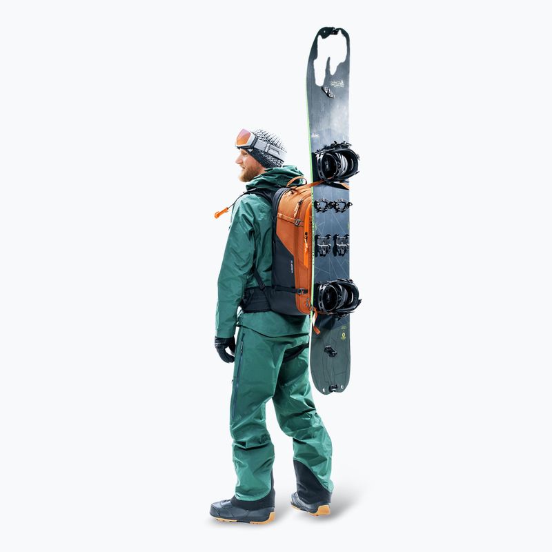 Zaino da valanga Deuter Alproof 32 l castagna/nero 12