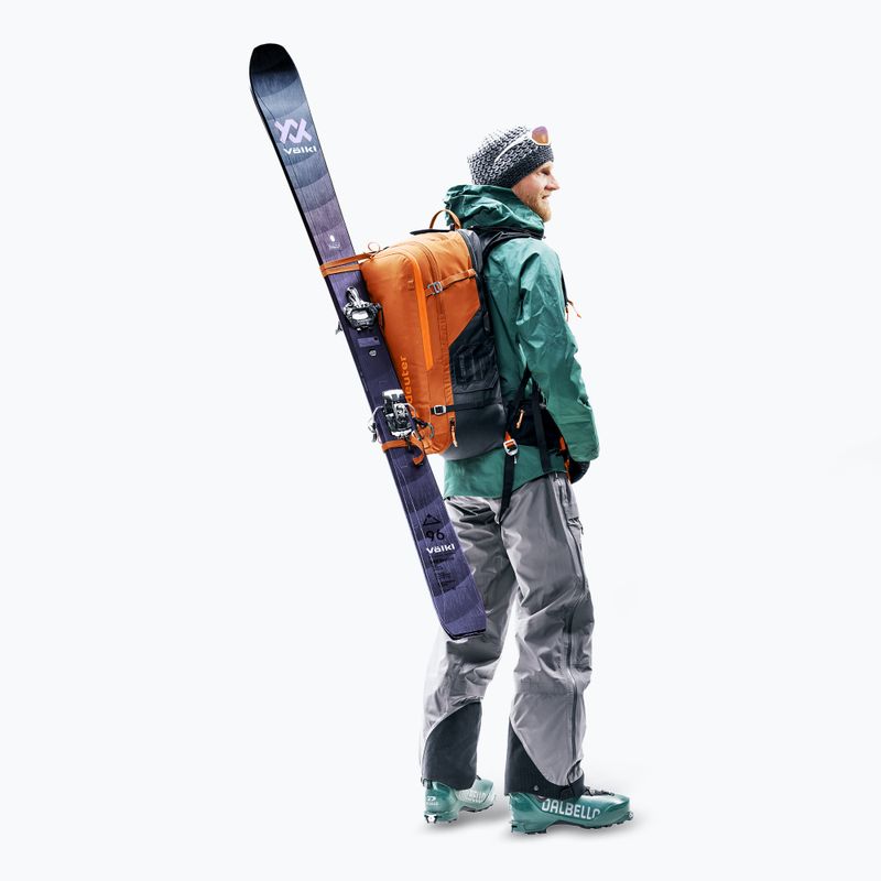 Zaino da valanga Deuter Alproof 32 l castagna/nero 13