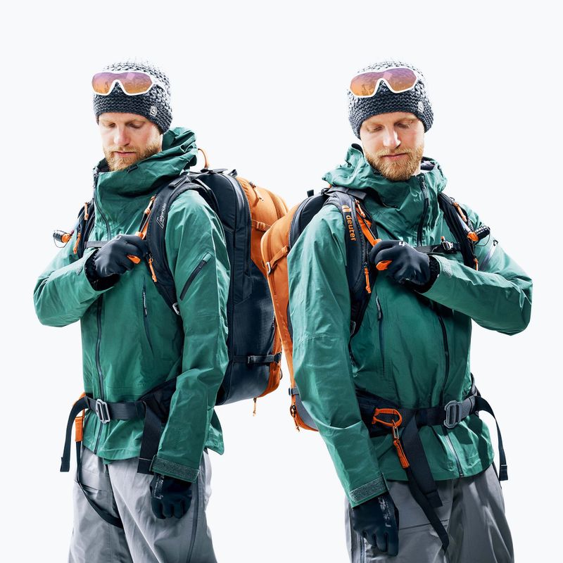 Zaino da valanga Deuter Alproof 32 l castagna/nero 14