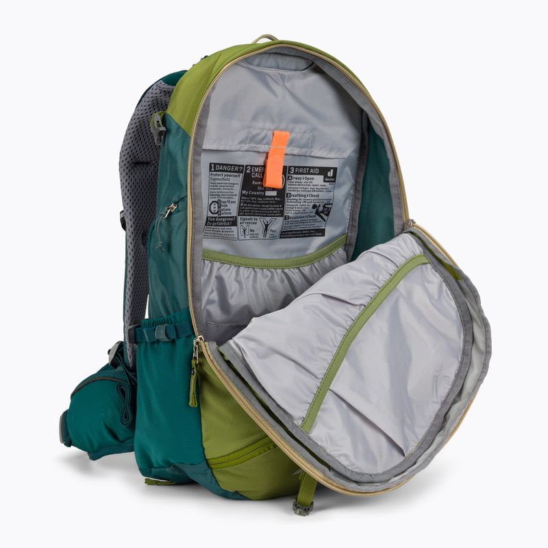 Zaino bici Deuter Trans Alpine 24 l prato/mare 4