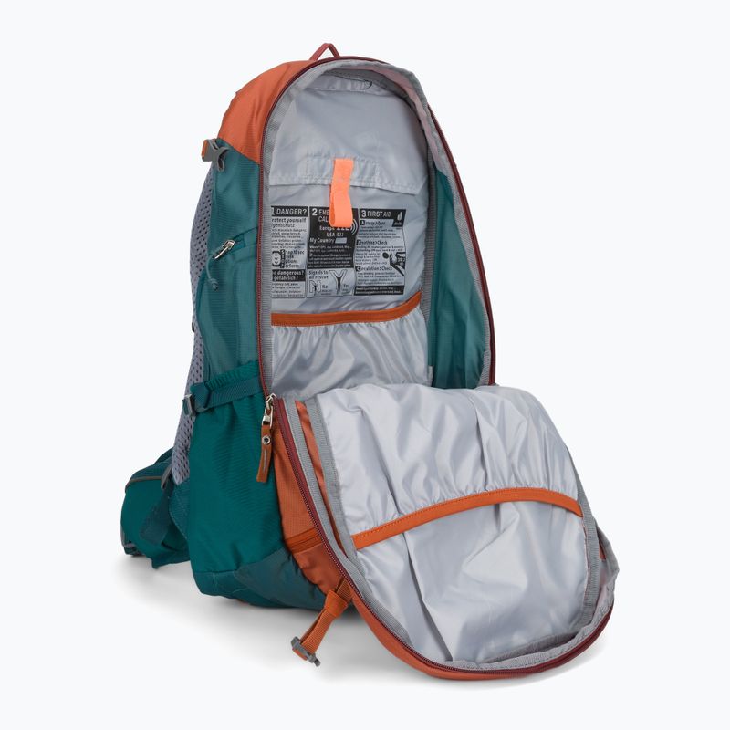 Zaino bici Deuter Trans Alpine 24 l castagno/marino 4