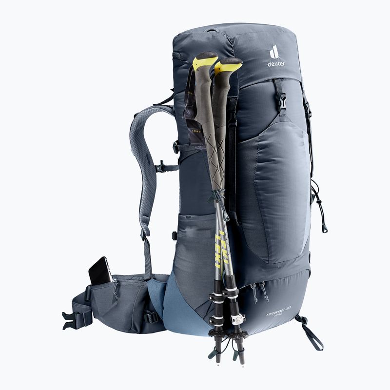 Zaino da trekking Deuter Aircontact Lite 40 + 10 l nero/marino 6