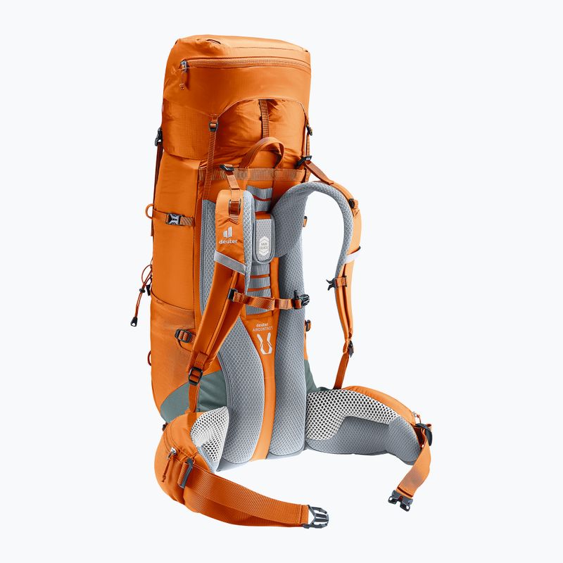 Zaino da trekking Deuter Aircontact Lite 40 + 10 l castagna/teal 4