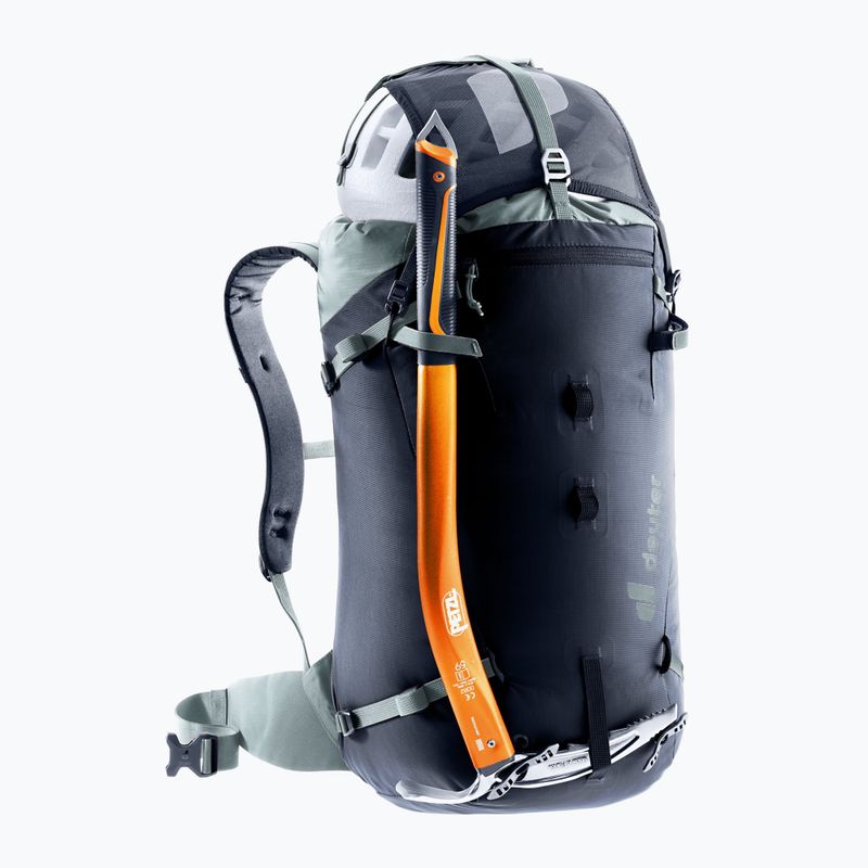 Zaino da arrampicata deuter Guide 30 l nero/scaglia 7