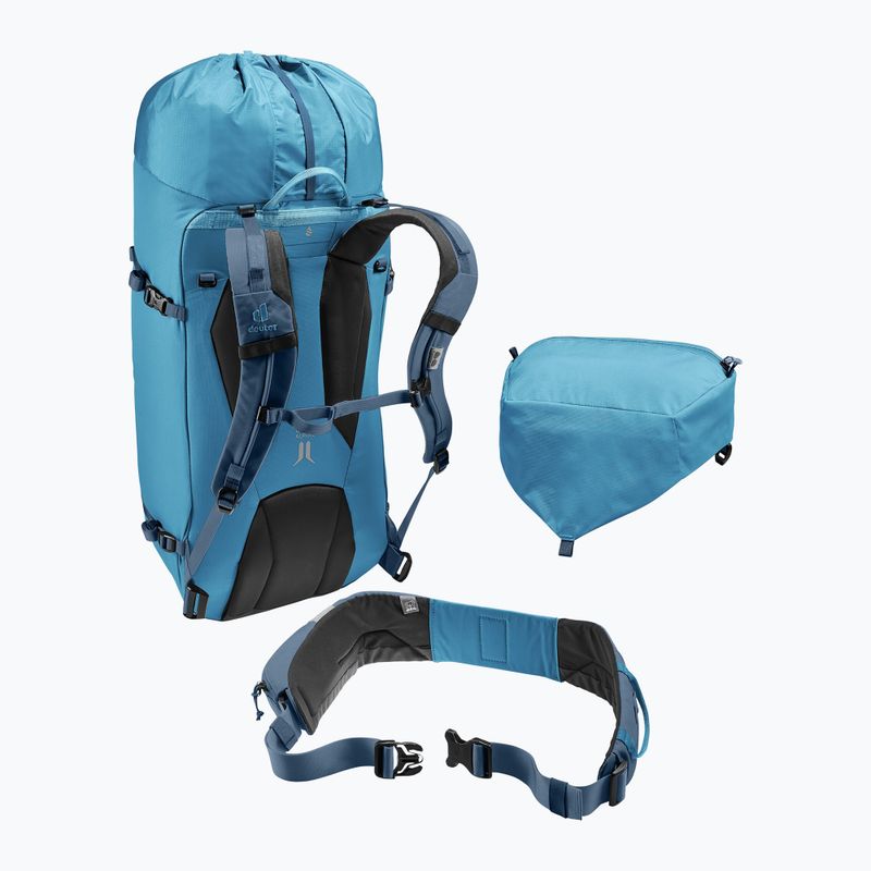 Zaino da arrampicata deuter Guide 34+8 l wave/ink 8