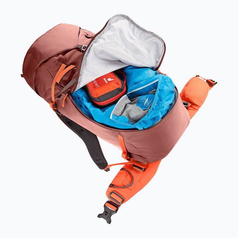 Zaino da arrampicata Deuter Guide 34+8 l sequoia/papaya 7