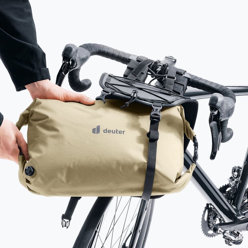 Borsa da manubrio per bicicletta deuter Cabezon HB 14 l deserto/nero 6