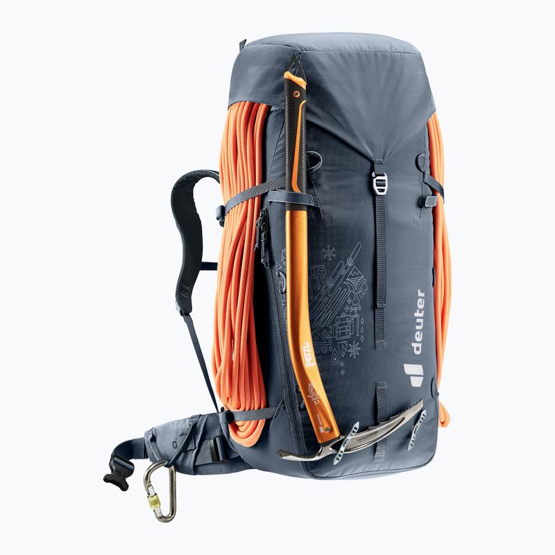 Zaino da arrampicata da donna deuter Guide 32+ l SL nero 9