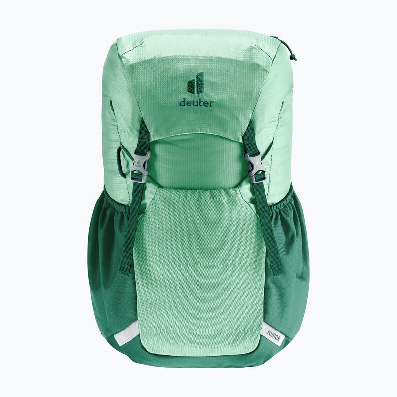 Zaino da escursionismo per bambini Deuter Junior 18 l, verde acqua e verde acqua.