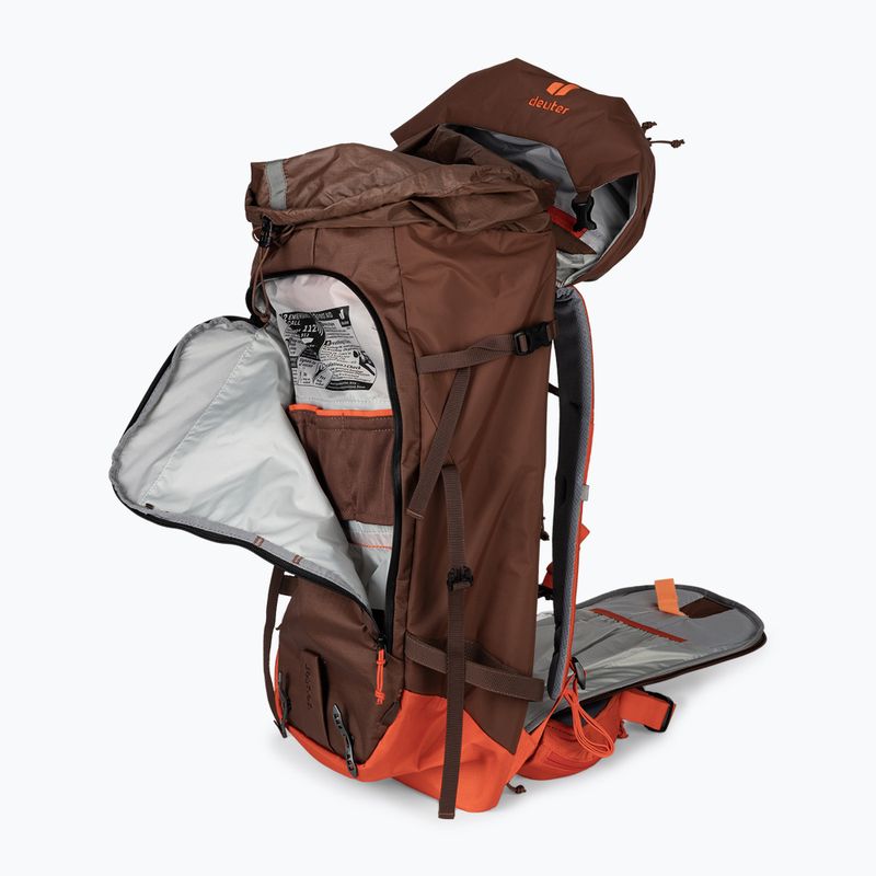 Zaino da sci Deuter Freescape Pro 40+ l umbra/papaya 4