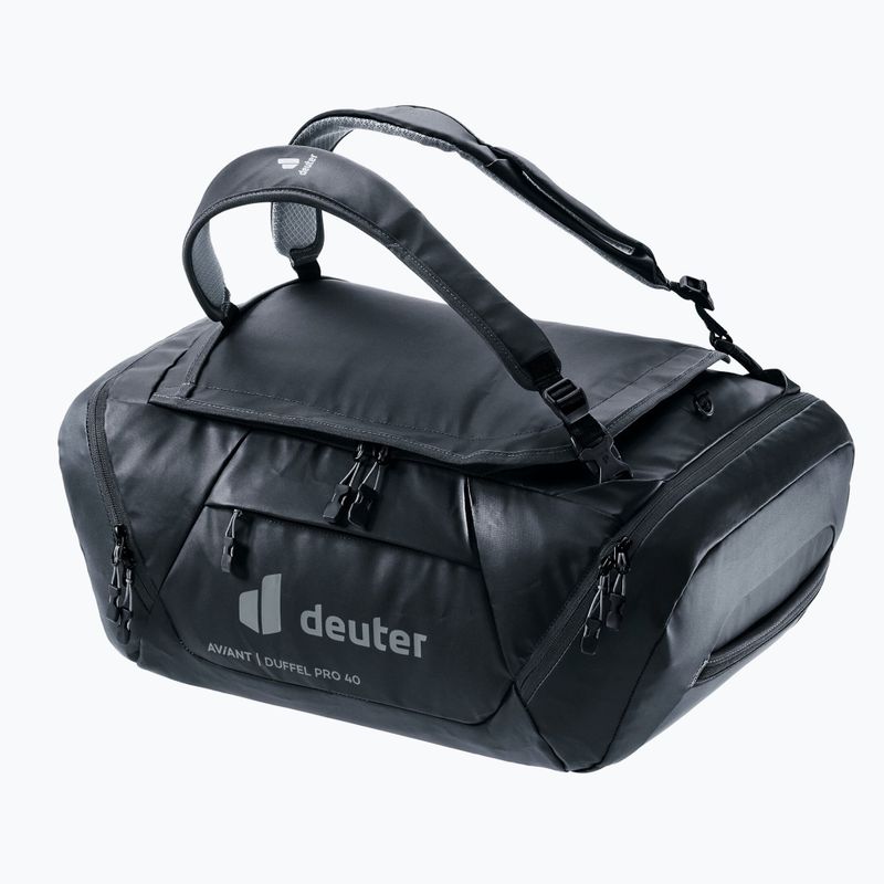Deuter Aviant Duffel borsa da viaggio 40 l nero 7