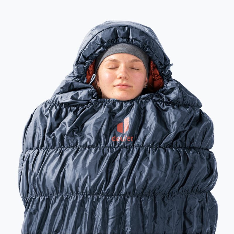 Sacco a pelo Deuter Exosphere 0° SL ink/redwood 9