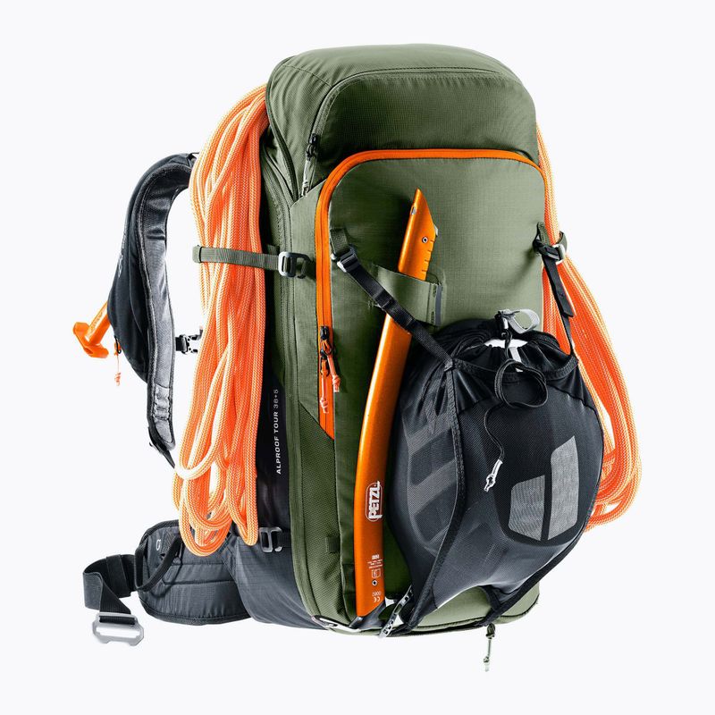 Deuter Alproof Tour 38 + 5 l zaino da valanga cachi/nero 10