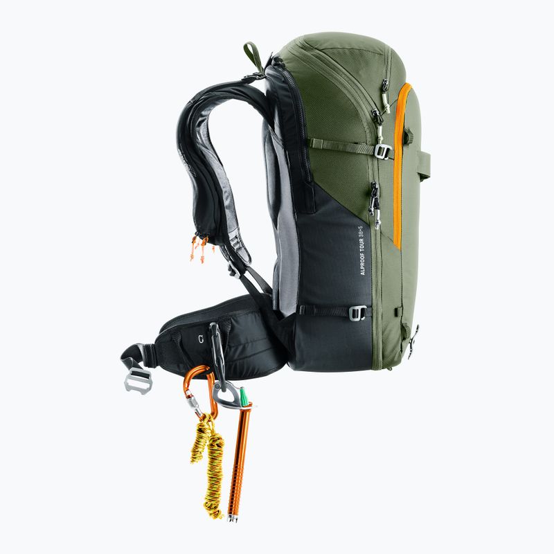 Deuter Alproof Tour 38 + 5 l zaino da valanga cachi/nero 12