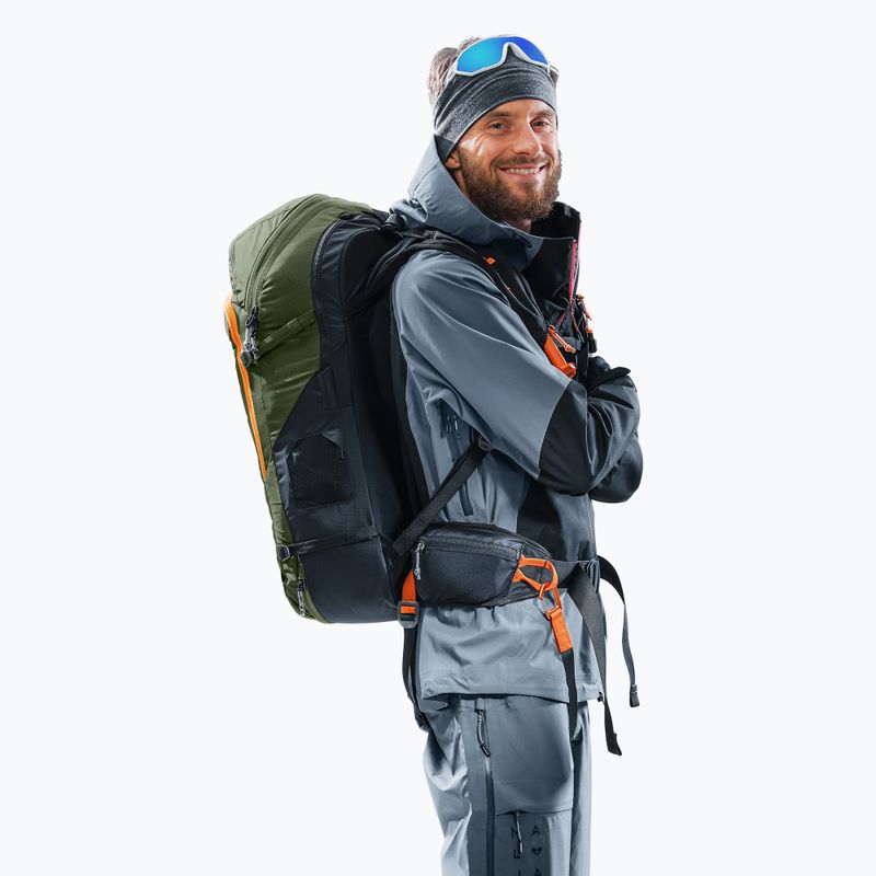 Deuter Alproof Tour 38 + 5 l zaino da valanga cachi/nero 18