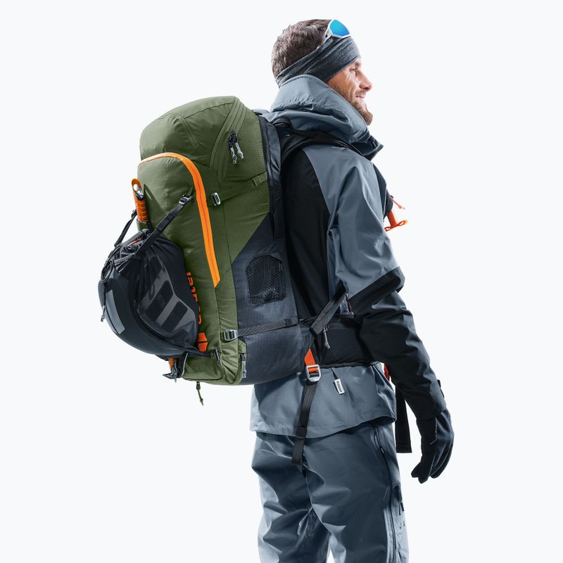 Deuter Alproof Tour 38 + 5 l zaino da valanga cachi/nero 19