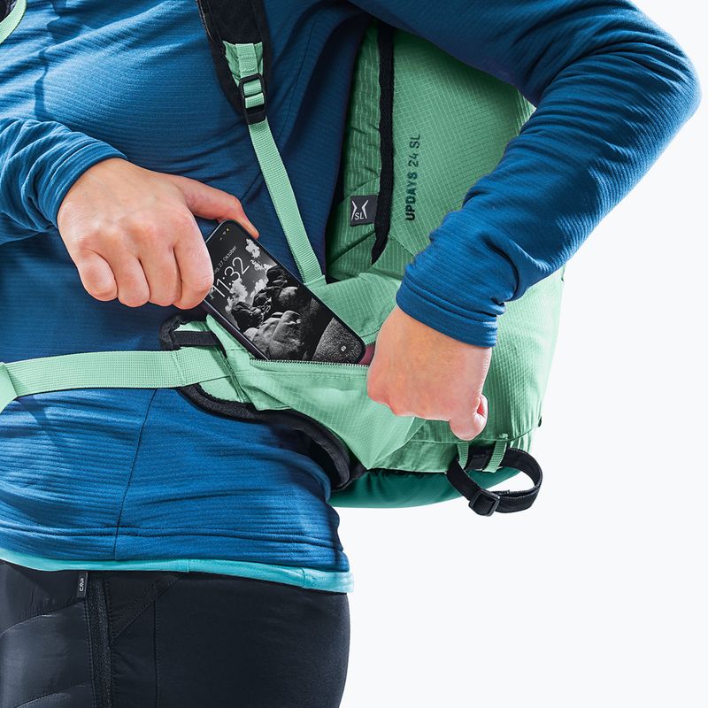 Zaino da trekking da donna deuter Updays 24 l SL deepsea/spearmint 15