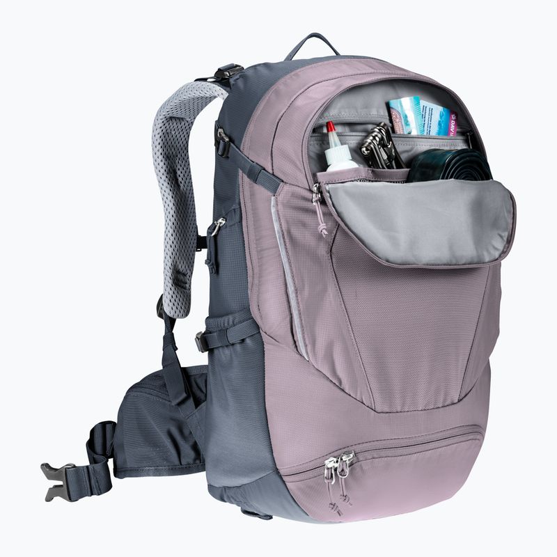 Zaino bici da donna deuter Trans Alpine 22 l SL lavanda/rosa 14