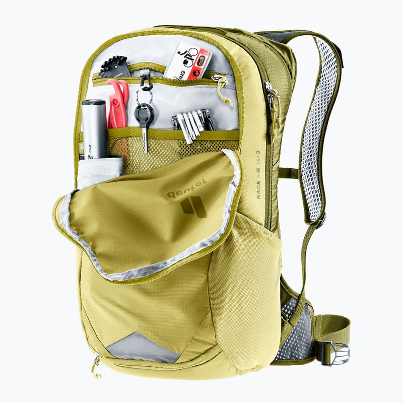 Deuter Race Air 14 + 3 l zaino da bicicletta tiglio/cactus 11
