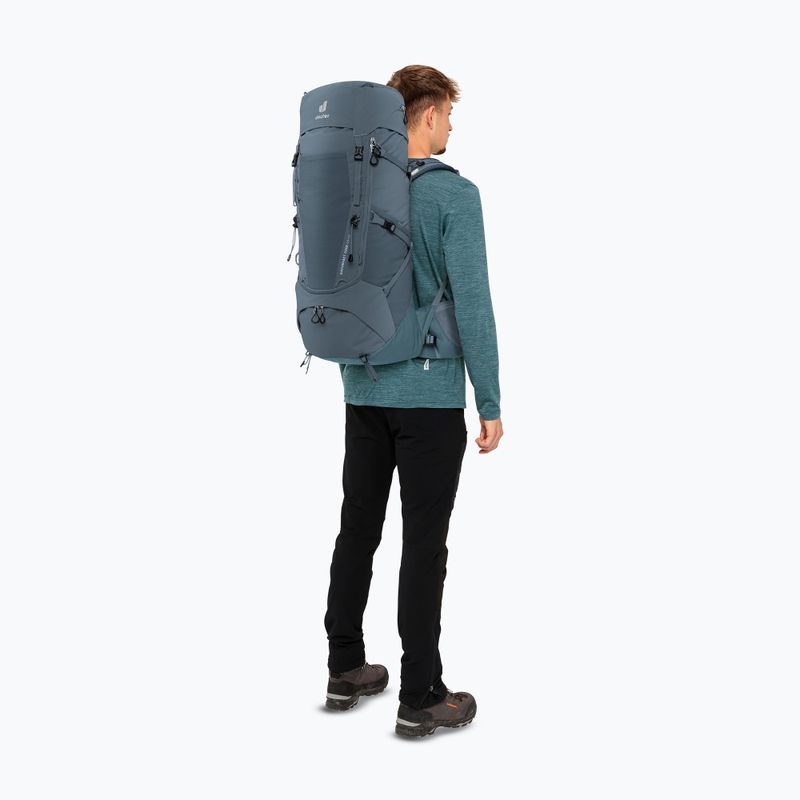 Zaino da trekking Deuter Aircontact Core 40 + 10 l in grafite e scisto 11