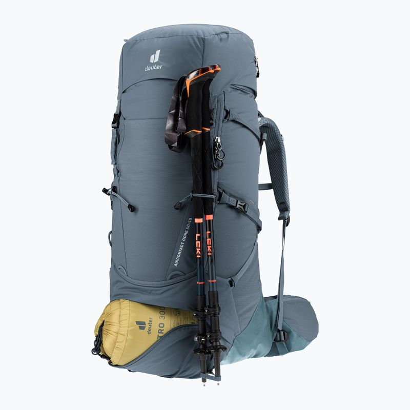 Zaino da trekking Deuter Aircontact Core 50+10 l grafite/scisto 9