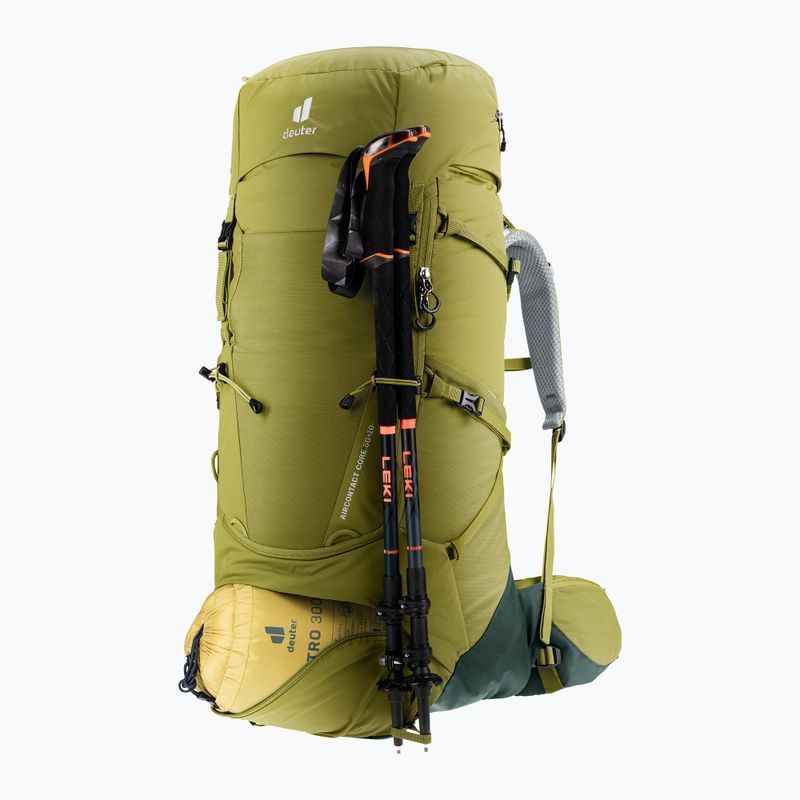 Zaino da trekking Deuter Aircontact Core 50+10 l cactus/ivy 7