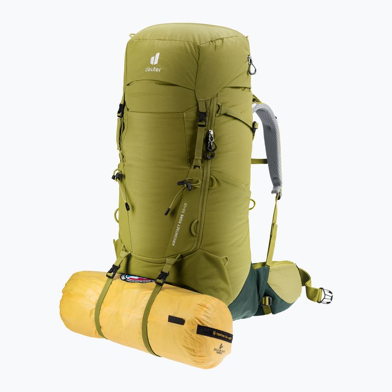 Zaino da trekking Deuter Aircontact Core 50+10 l cactus/ivy 11