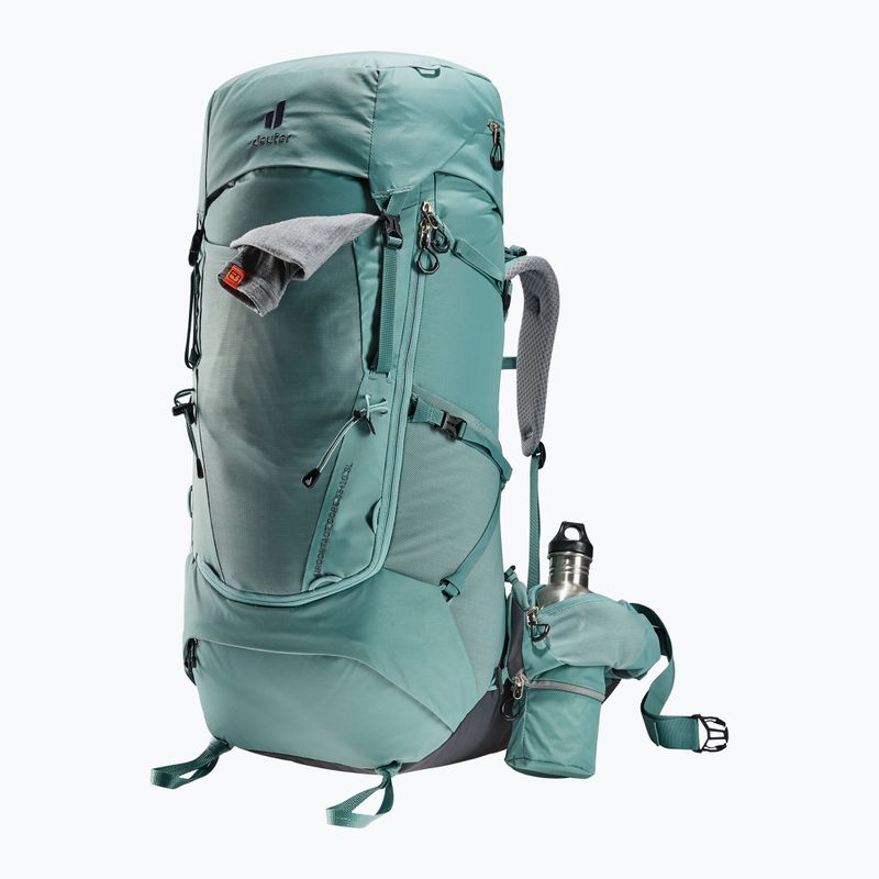 Zaino da trekking da donna deuter Aircontact Core 55+10 l SL giada/grafite 5