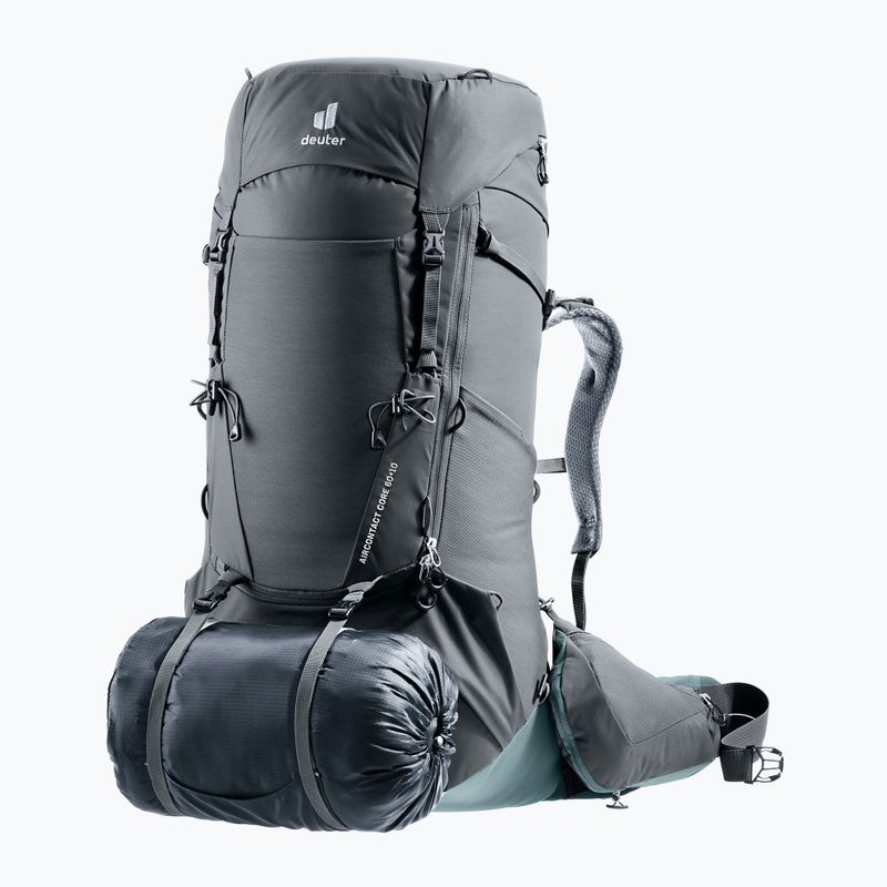 Zaino da trekking Deuter Aircontact Core 60+10 l grafite/scisto 8