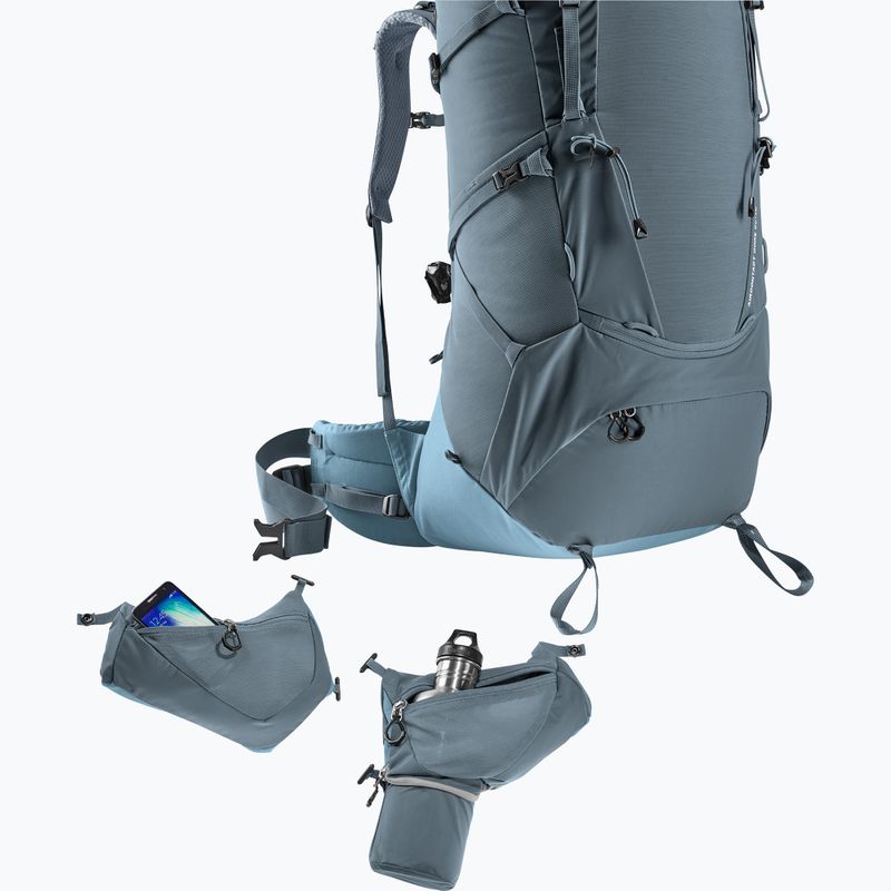 Zaino da trekking Deuter Aircontact Core 60+10 l grafite/scisto 11