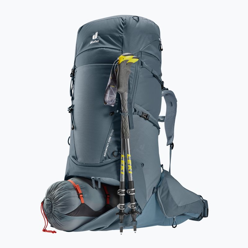 Zaino trekking Deuter Aircontact Core 70+10 l grafite/scisto 10
