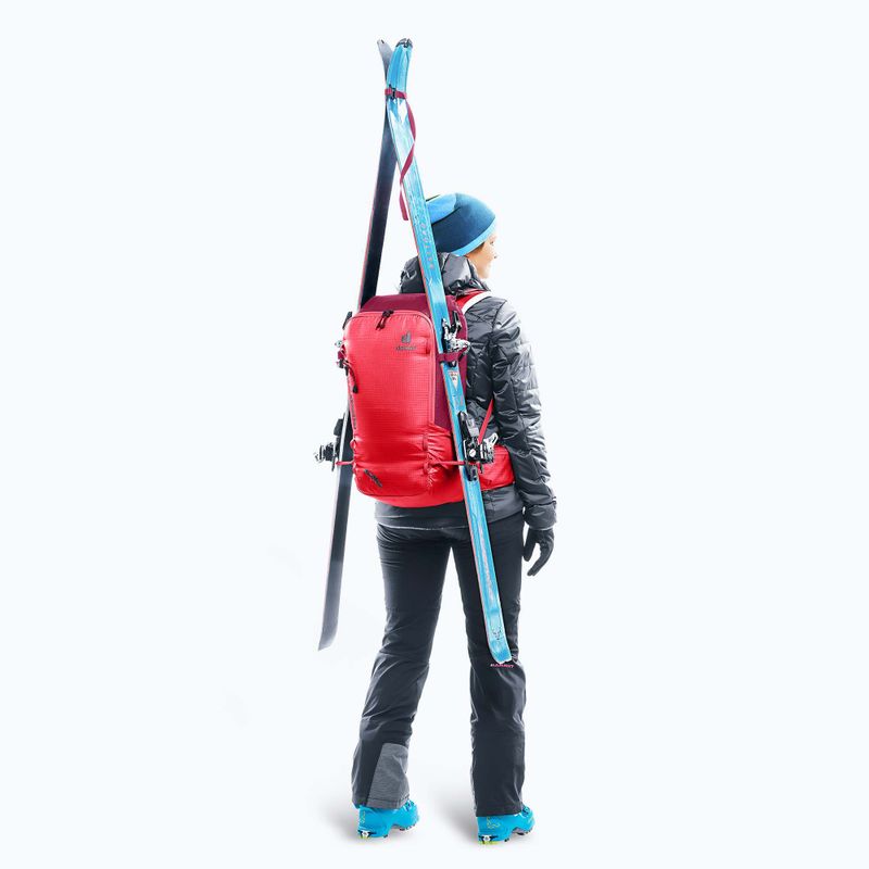 Zaino da donna deuter Freerider 28 l SL ibisco/rubino 16