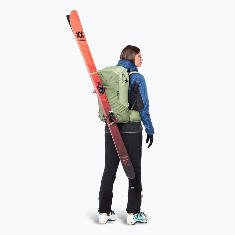 Zaino da paracadutismo Deuter Freerider Pro 32+ l SL da donna grove/minerale 19