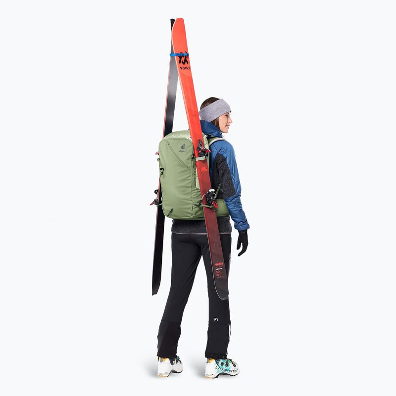Zaino da paracadutismo Deuter Freerider Pro 32+ l SL da donna grove/minerale 20