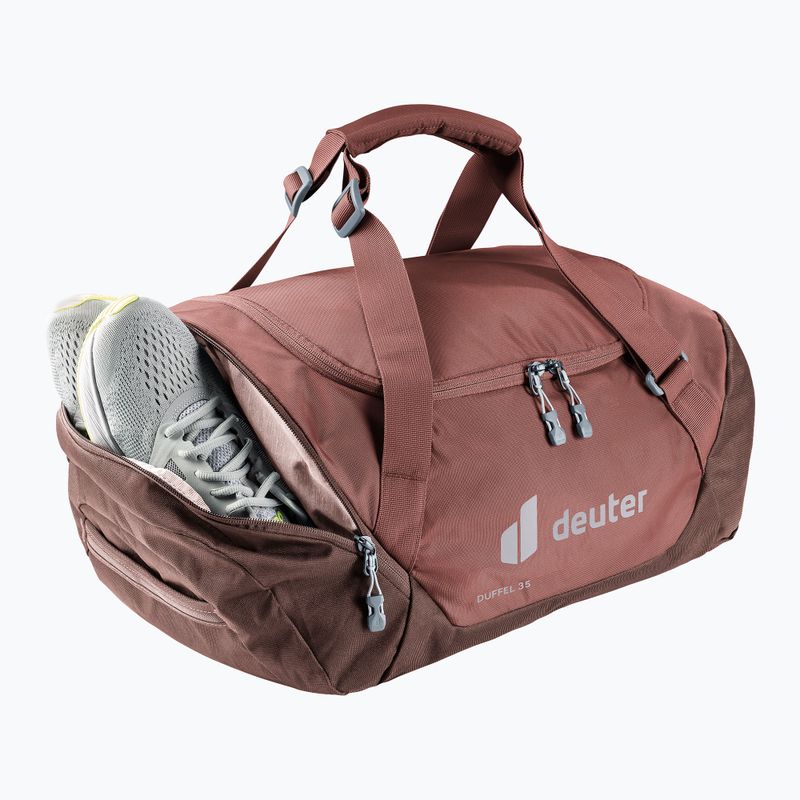 Borsa da viaggio deuter Duffel 35 l caspia/raisin 7