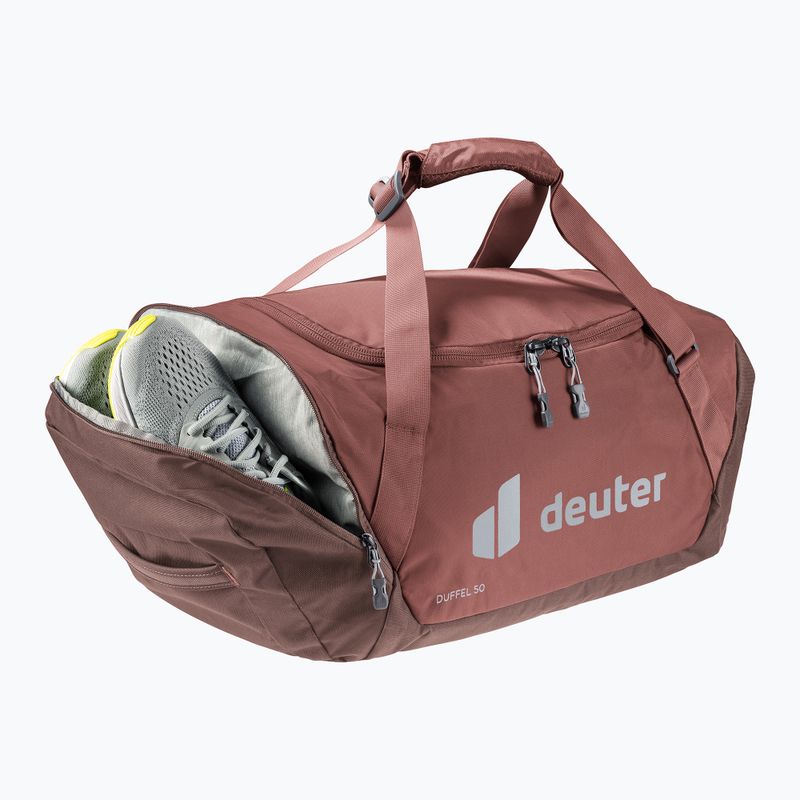 Borsa da viaggio deuter Duffel 50 l caspia/raisin 7